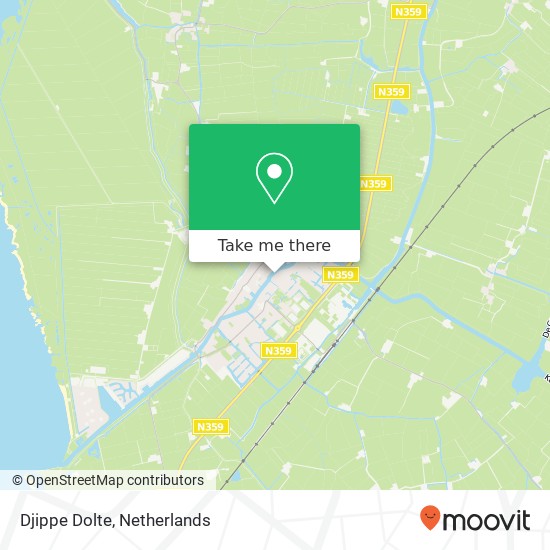 Djippe Dolte map