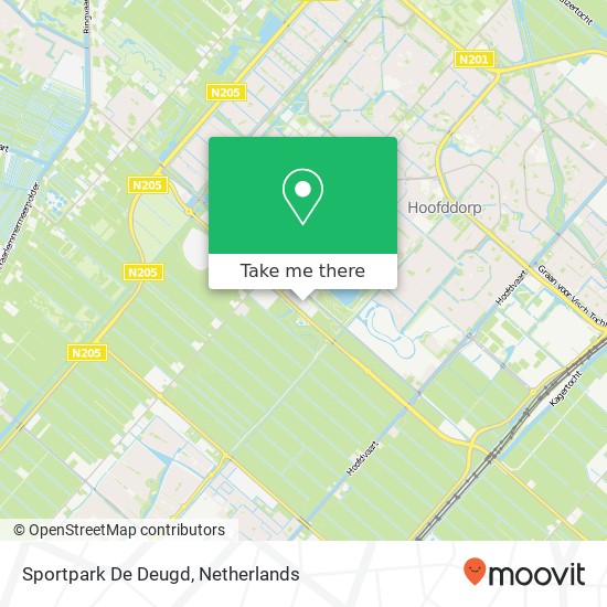 Sportpark De Deugd map