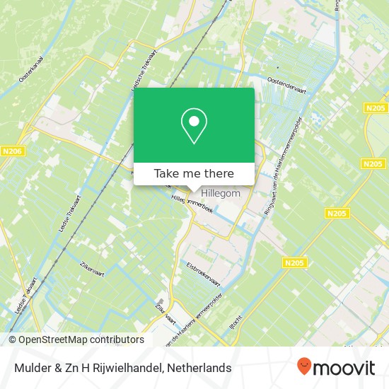Mulder & Zn H Rijwielhandel map