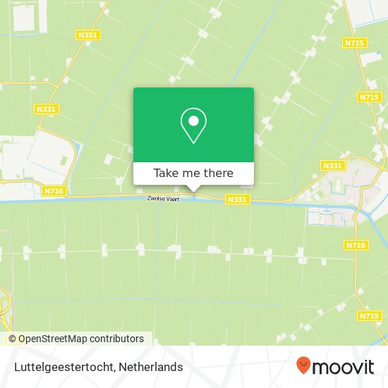 Luttelgeestertocht Karte