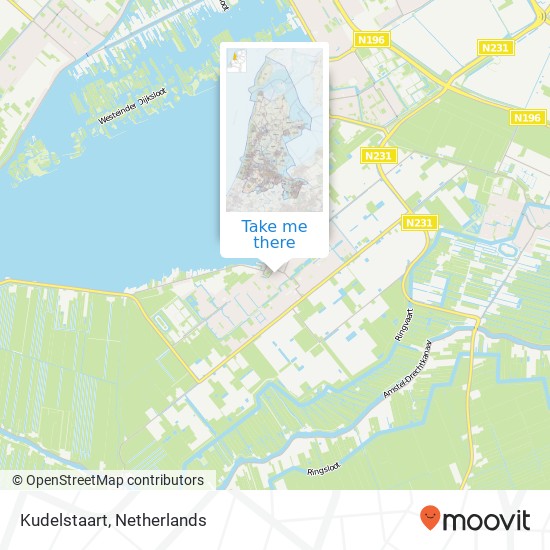 Kudelstaart map