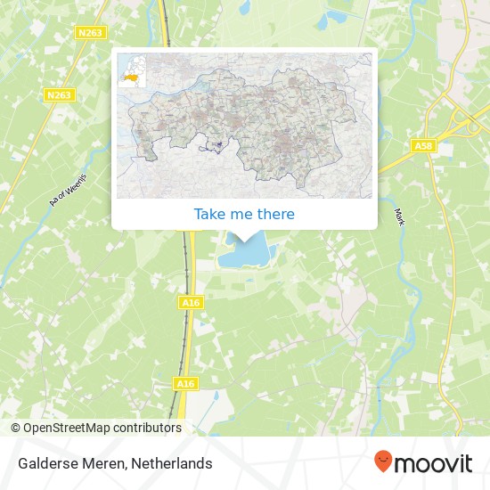 Galderse Meren map