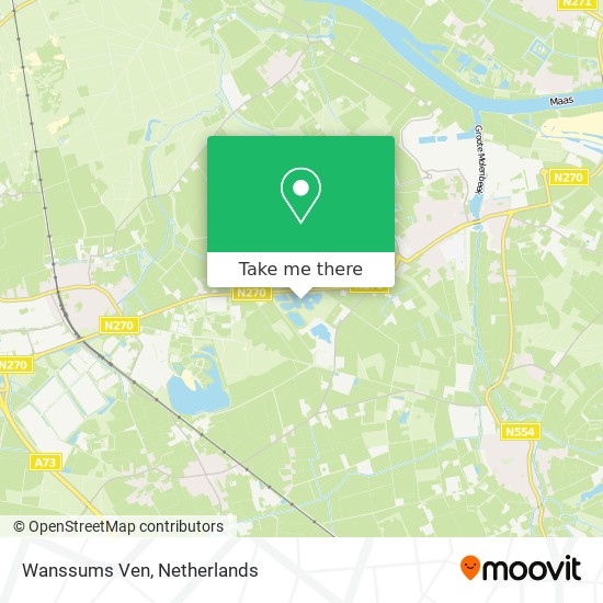 Wanssums Ven map