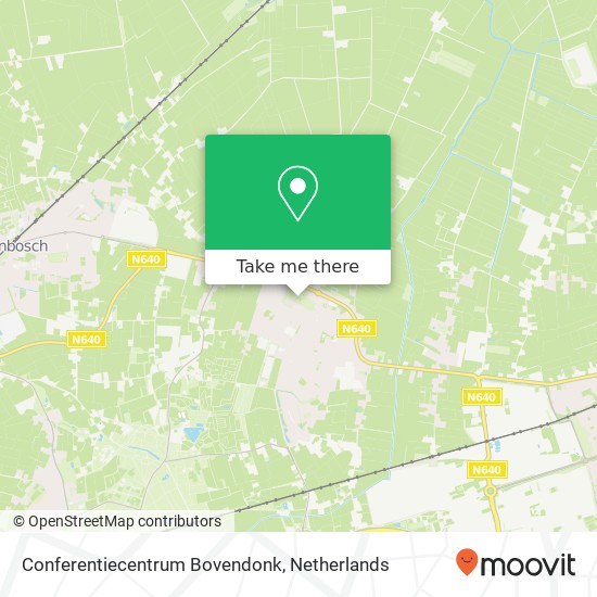 Conferentiecentrum Bovendonk map