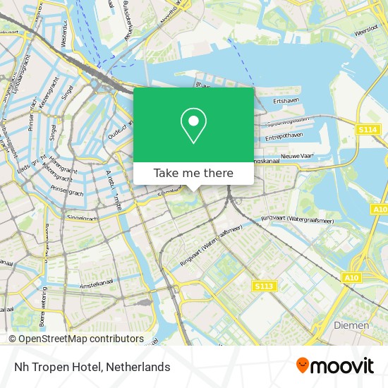 Nh Tropen Hotel map