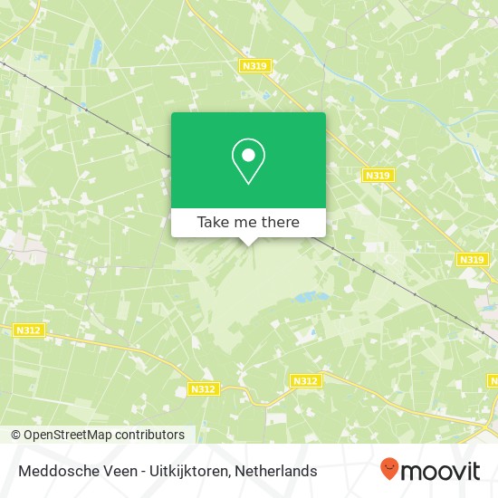 Meddosche Veen - Uitkijktoren Karte