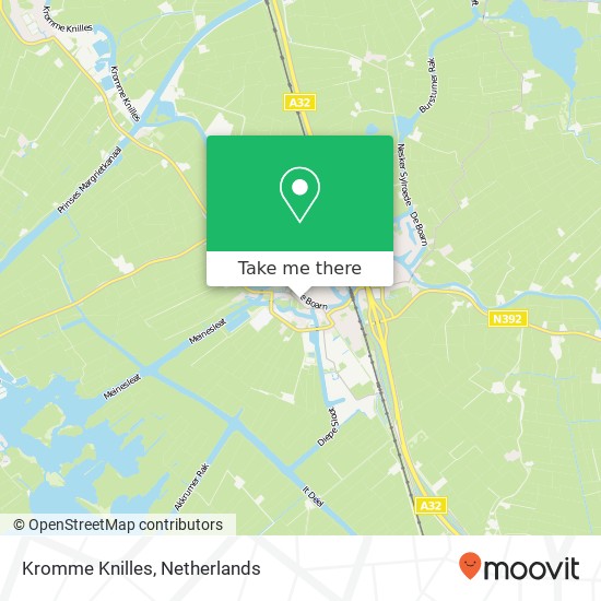 Kromme Knilles map