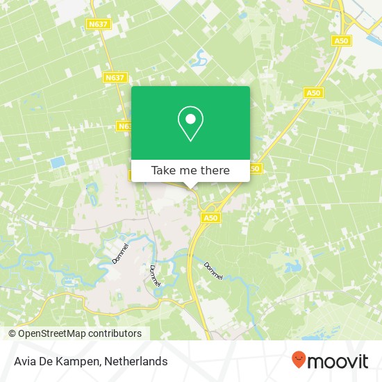 Avia De Kampen Karte