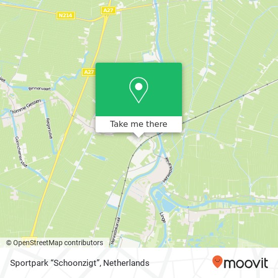 Sportpark “Schoonzigt” map