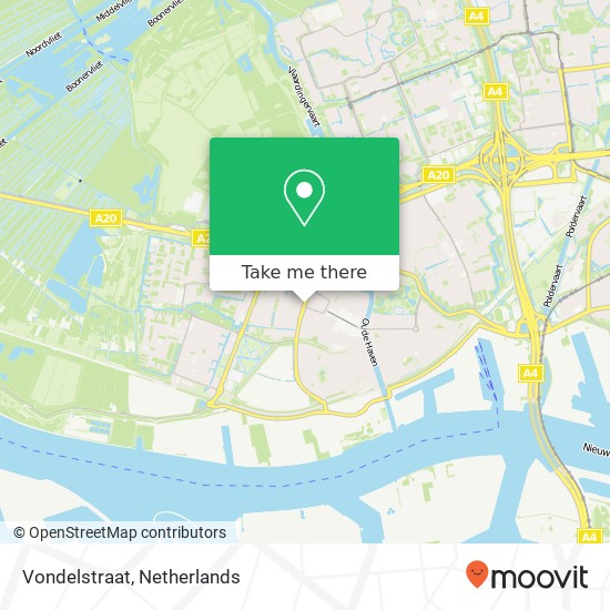 Vondelstraat map