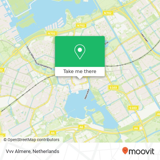 Vvv Almere map