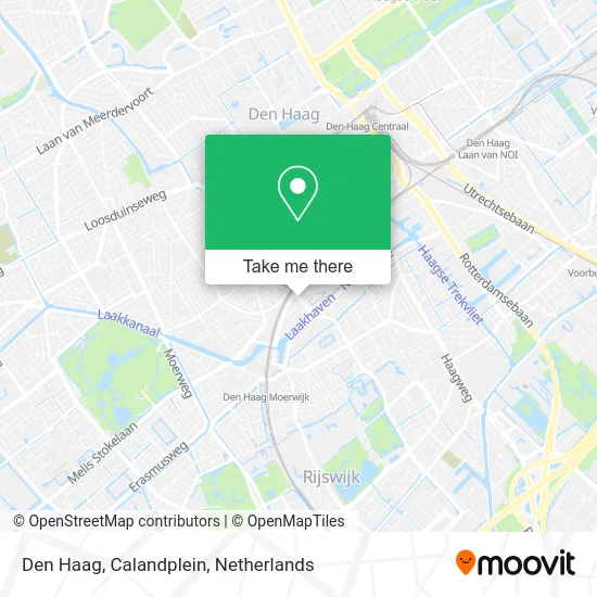 Den Haag, Calandplein map