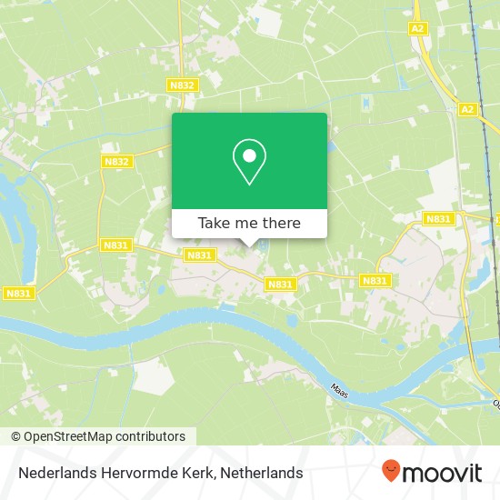 Nederlands Hervormde Kerk Karte