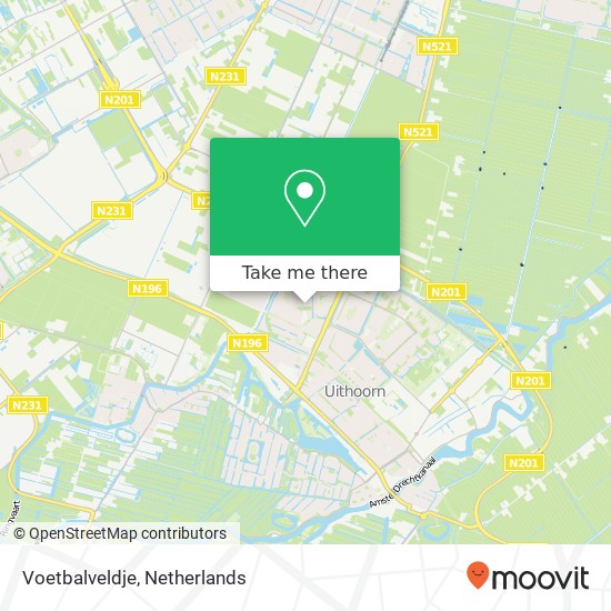 Voetbalveldje map