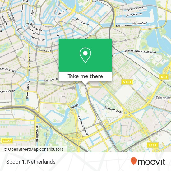 Spoor 1 map