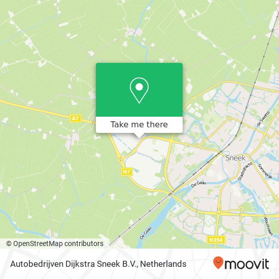 Autobedrijven Dijkstra Sneek B.V. map