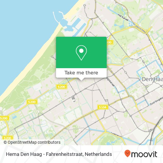 Hema Den Haag - Fahrenheitstraat map
