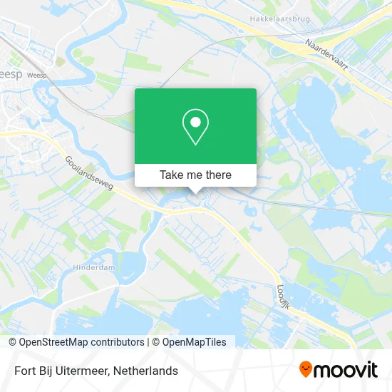 Fort Bij Uitermeer map