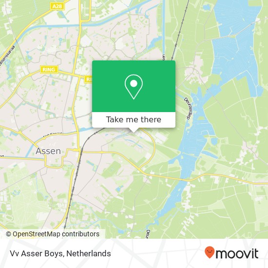 Vv Asser Boys map