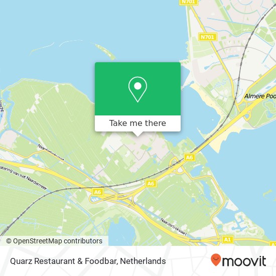 Quarz Restaurant & Foodbar map
