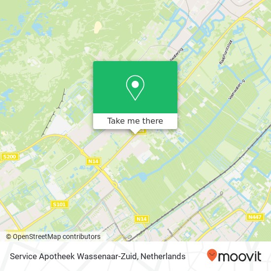 Service Apotheek Wassenaar-Zuid map