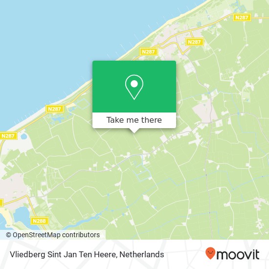 Vliedberg Sint Jan Ten Heere map