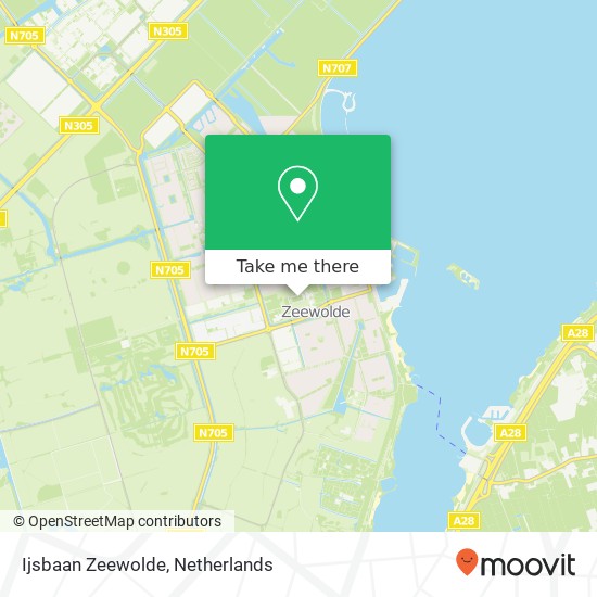 Ijsbaan Zeewolde map