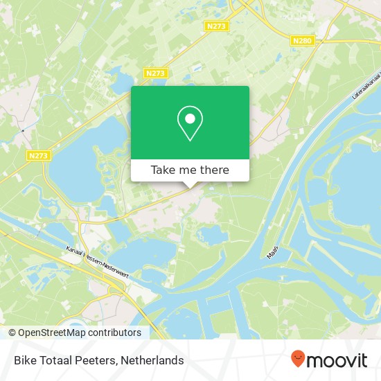 Bike Totaal Peeters Karte