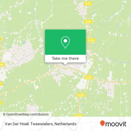 Van Der Hoek Tweewielers Karte