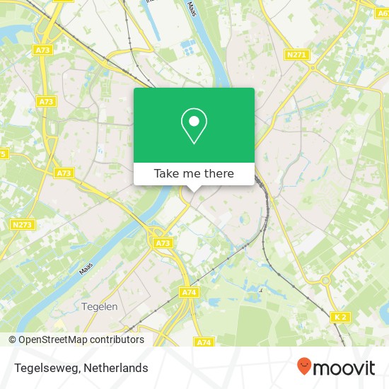 Tegelseweg map