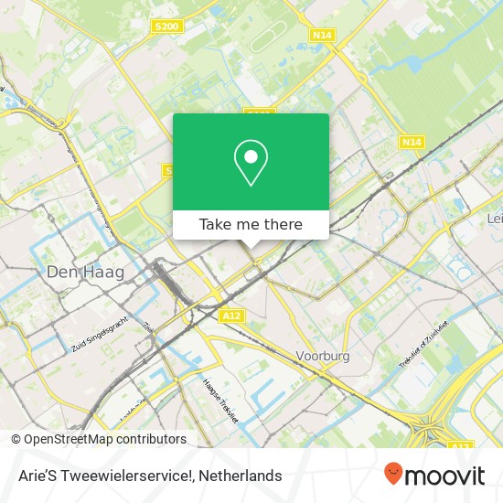Arie’S Tweewielerservice! map