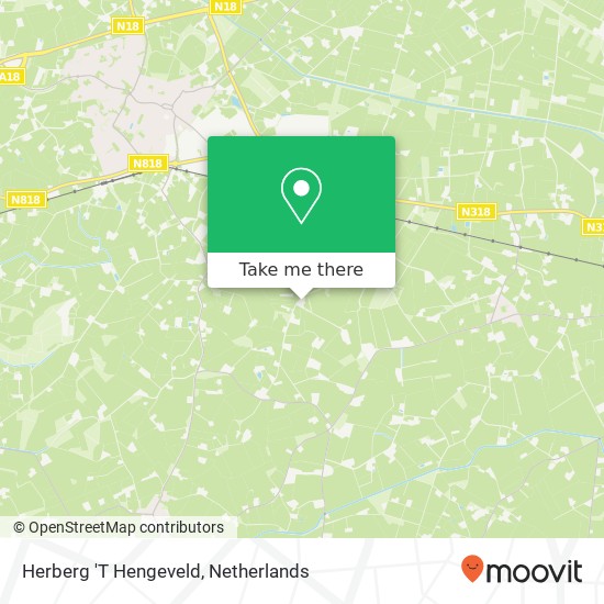 Herberg 'T Hengeveld map