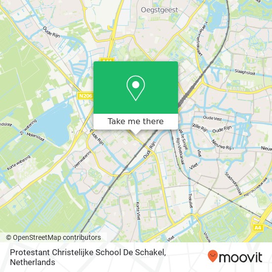 Protestant Christelijke School De Schakel Karte