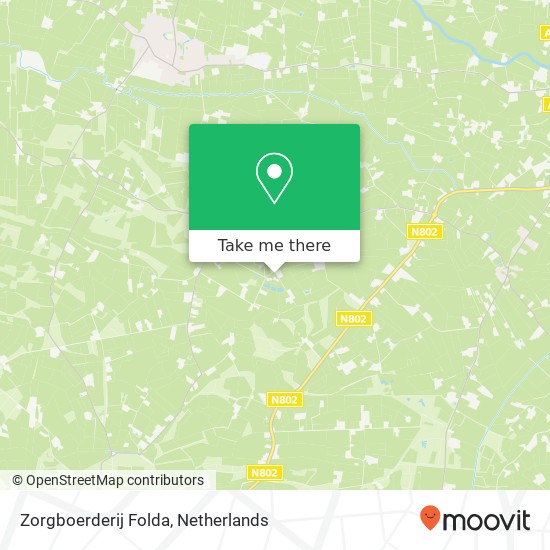 Zorgboerderij Folda map