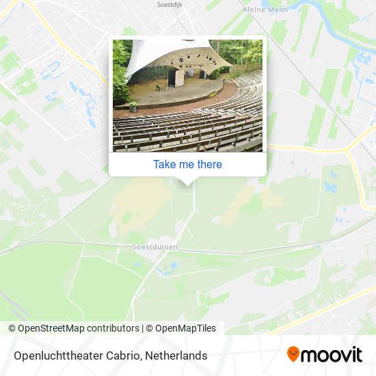 Openluchttheater Cabrio map