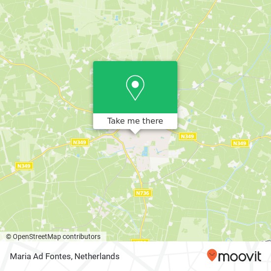 Maria Ad Fontes map