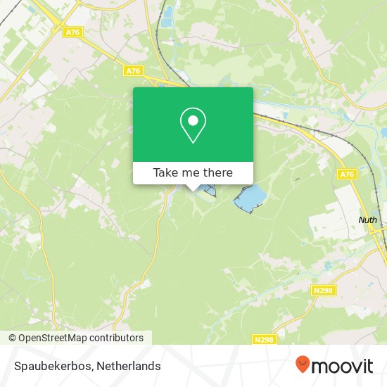 Spaubekerbos map