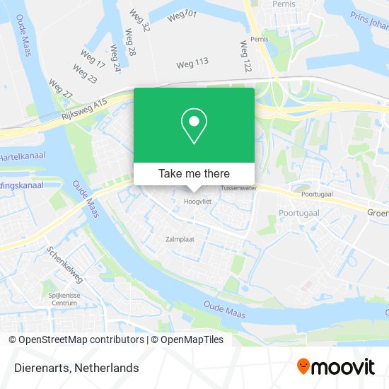 Dierenarts map