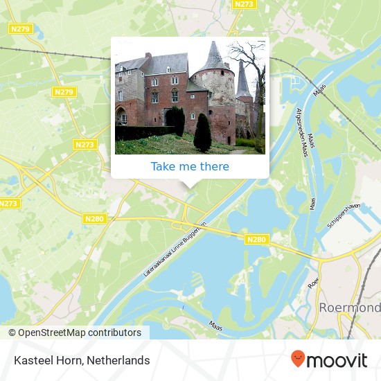 Kasteel Horn Karte