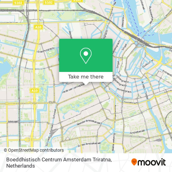 Boeddhistisch Centrum Amsterdam Triratna map