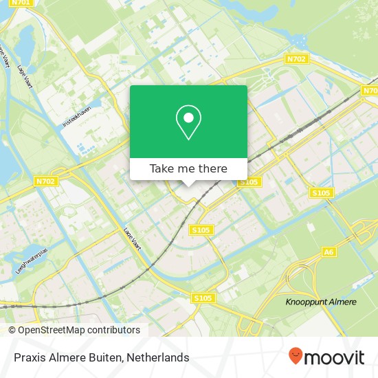 Praxis Almere Buiten map