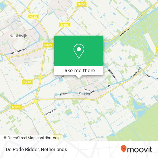 De Rode Ridder map