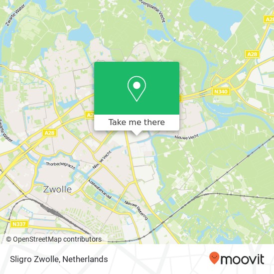 Sligro Zwolle Karte