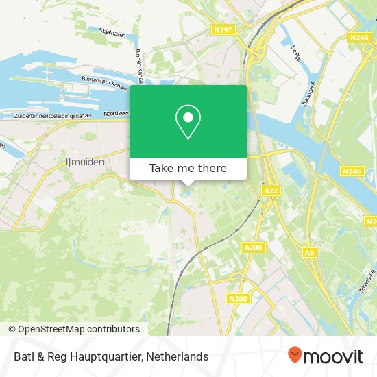 Batl & Reg Hauptquartier map