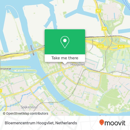 Bloemencentrum Hoogvliet map