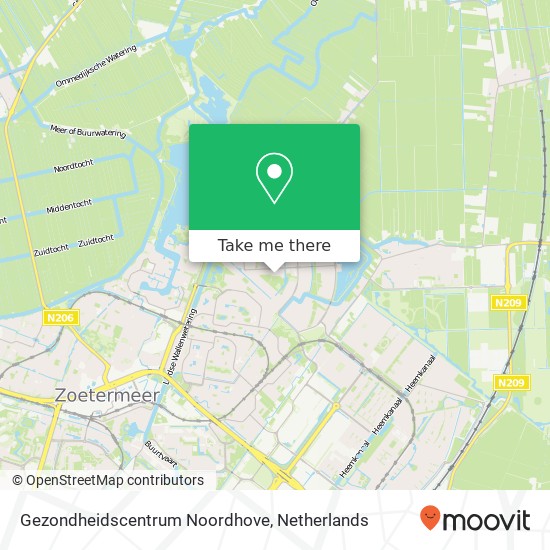 Gezondheidscentrum Noordhove map