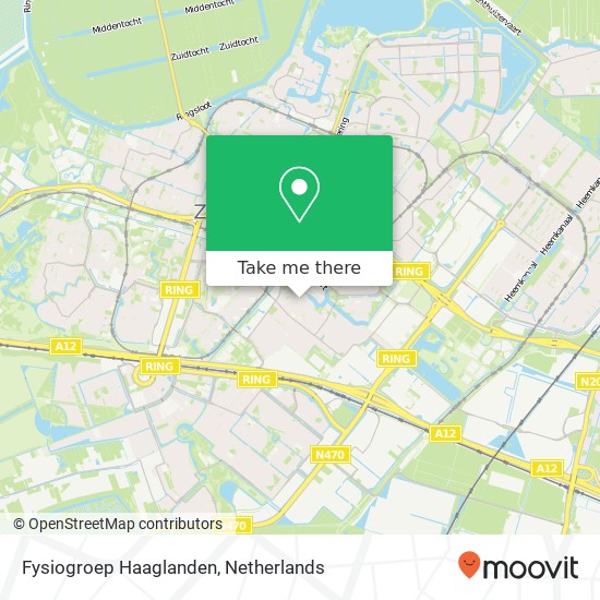 Fysiogroep Haaglanden map