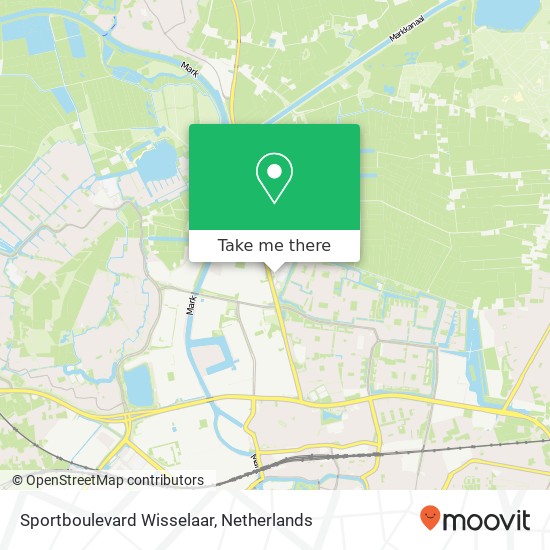 Sportboulevard Wisselaar map