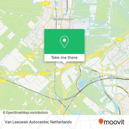 Van Leeuwen Autocenter map
