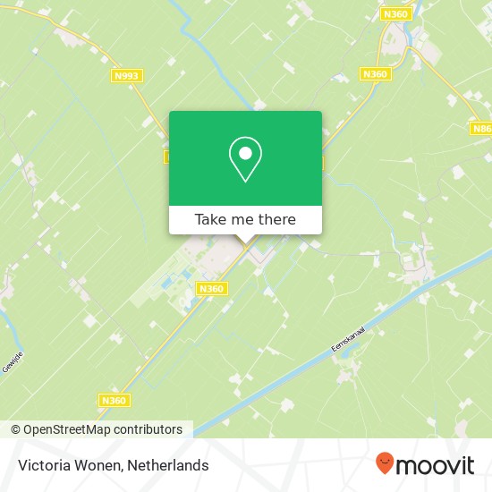 Victoria Wonen map